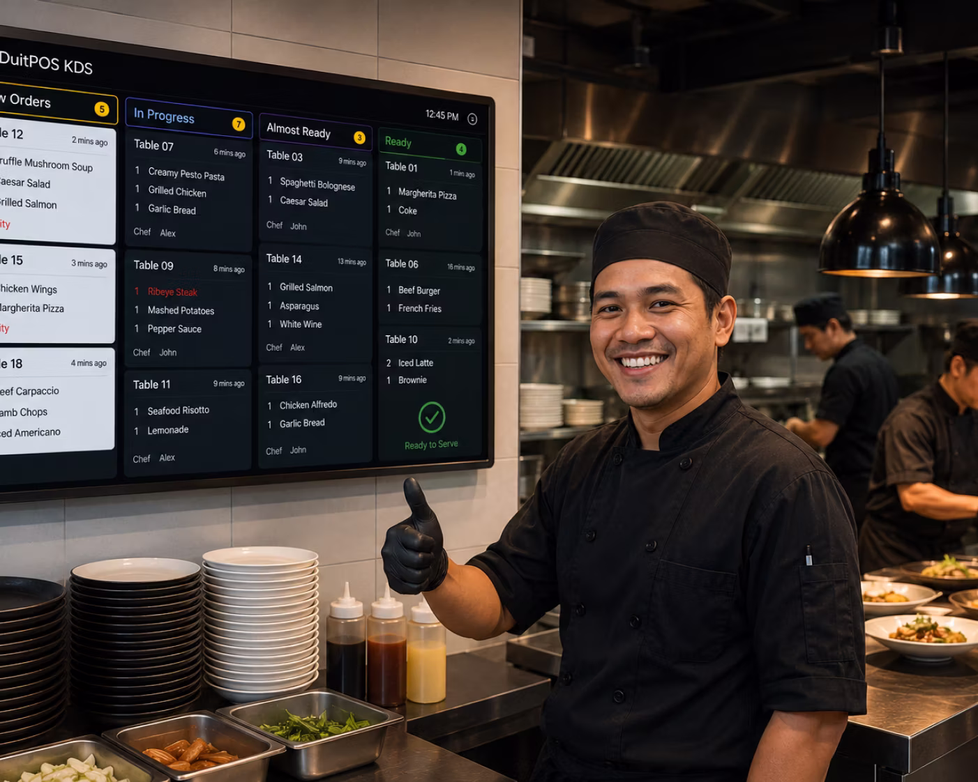 Cloud kitchen operations with multiple brands