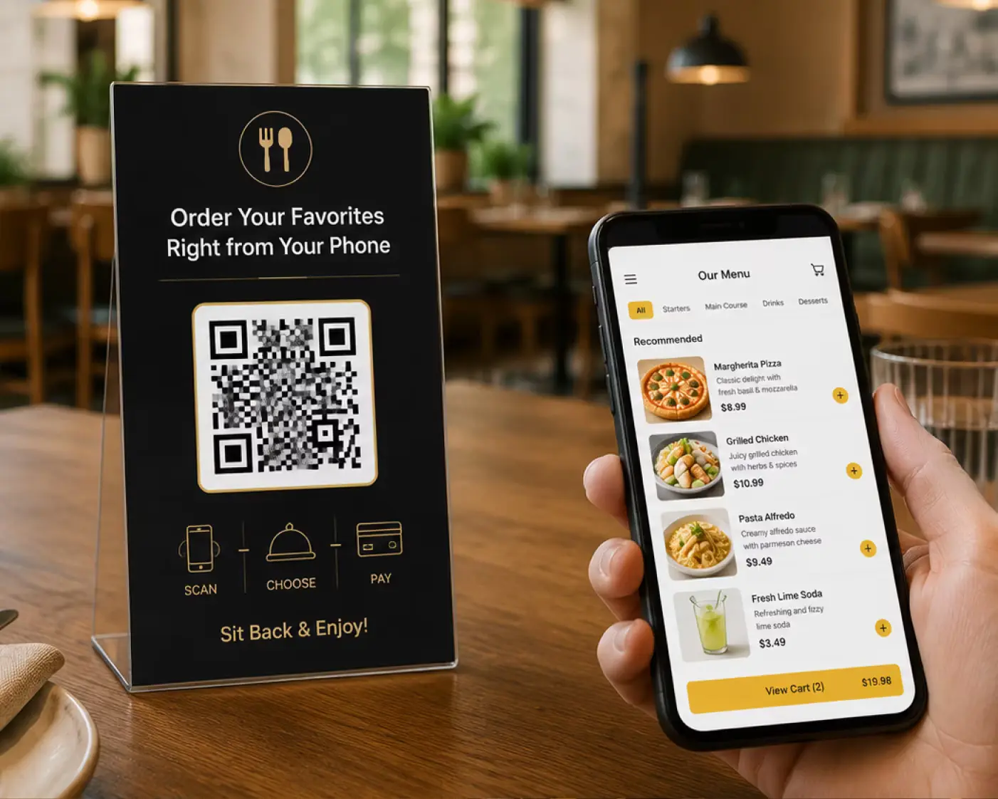 QR ordering analytics dashboard